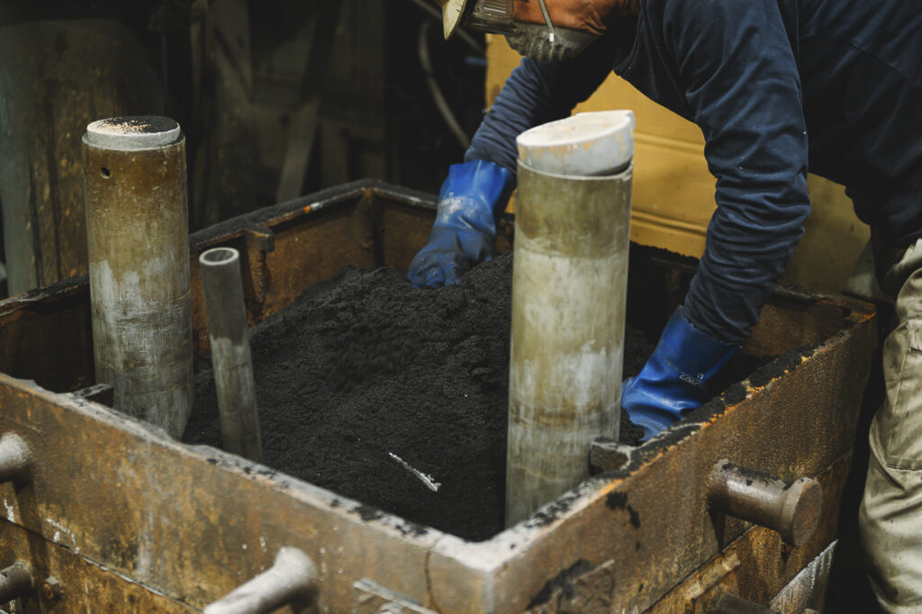 自硬性砂自動混練機