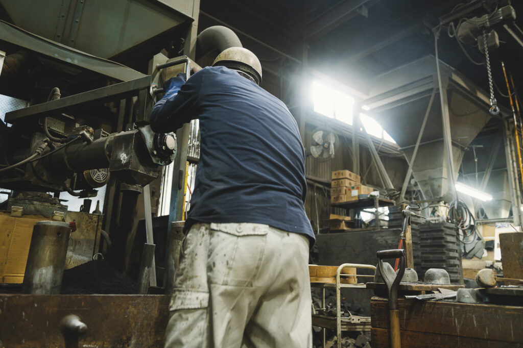 自硬性砂自動混練機